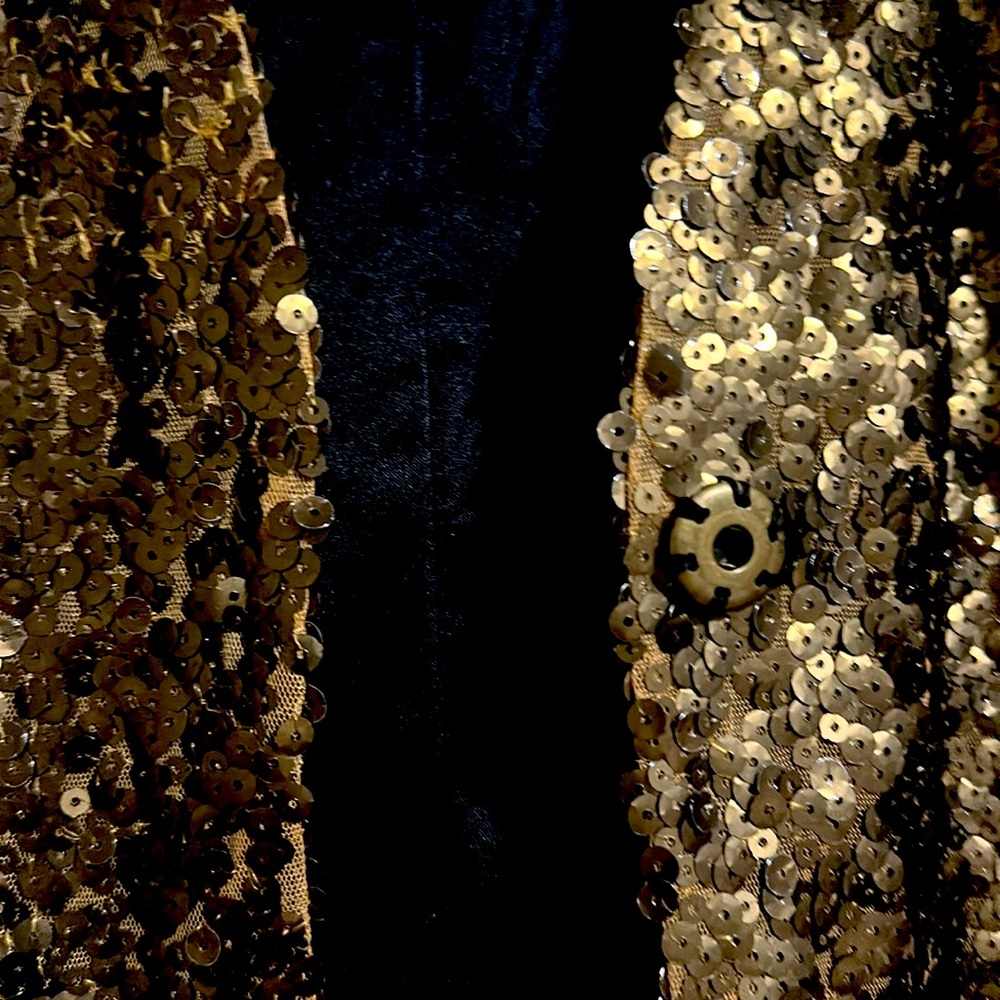 Gold sequin jacket - Picture 5 of 5